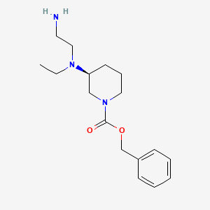 (S)-3-[(2-Amino-ethyl)-ethyl-amino]-piperidine-1-carboxylic acid benzyl ester