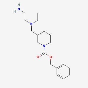 3-{[(2-Amino-ethyl)-ethyl-amino]-methyl}-piperidine-1-carboxylic acid benzyl ester