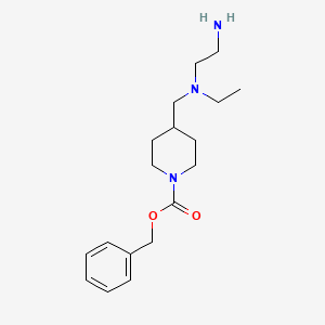 4-{[(2-Amino-ethyl)-ethyl-amino]-methyl}-piperidine-1-carboxylic acid benzyl ester