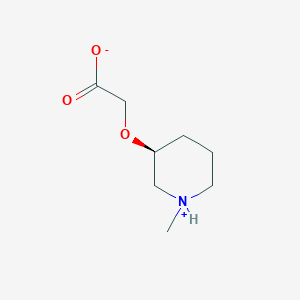 molecular formula C8H15NO3 B7917665 2-[(3S)-1-methylpiperidin-1-ium-3-yl]oxyacetate 