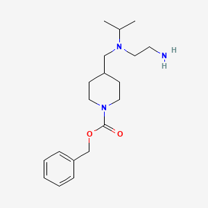 4-{[(2-Amino-ethyl)-isopropyl-amino]-methyl}-piperidine-1-carboxylic acid benzyl ester