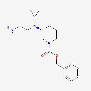 (S)-3-[(2-Amino-ethyl)-cyclopropyl-amino]-piperidine-1-carboxylic acid benzyl ester