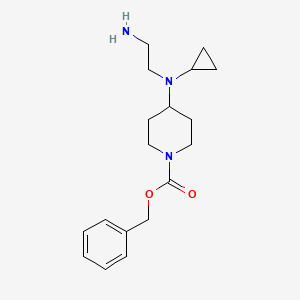 4-[(2-Amino-ethyl)-cyclopropyl-amino]-piperidine-1-carboxylic acid benzyl ester