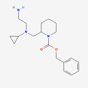 2-{[(2-Amino-ethyl)-cyclopropyl-amino]-methyl}-piperidine-1-carboxylic acid benzyl ester