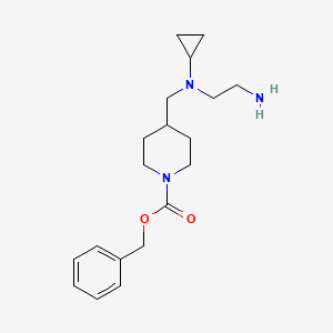 4-{[(2-Amino-ethyl)-cyclopropyl-amino]-methyl}-piperidine-1-carboxylic acid benzyl ester