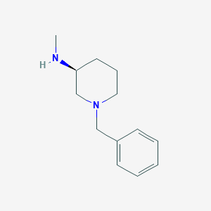 molecular formula C13H20N2 B7917724 (S)-1-benzyl-N-methylpiperidin-3-amine 