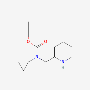 molecular formula C14H26N2O2 B7917728 Cyclopropyl-piperidin-2-ylmethyl-carbamic acid tert-butyl ester 