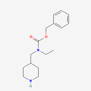 molecular formula C16H24N2O2 B7917739 Ethyl-piperidin-4-ylmethyl-carbamic acid benzyl ester 