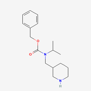 molecular formula C17H26N2O2 B7917750 Isopropyl-piperidin-3-ylmethyl-carbamic acid benzyl ester 