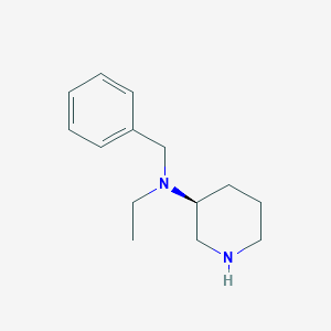 molecular formula C14H22N2 B7917789 Benzyl-ethyl-(S)-piperidin-3-yl-amine 