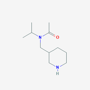 molecular formula C11H22N2O B7917844 N-Isopropyl-N-piperidin-3-ylmethyl-acetamide 