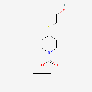 4-(2-Hydroxy-ethylsulfanyl)-piperidine-1-carboxylic acid tert-butyl ester