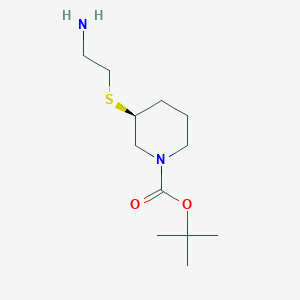 (S)-3-(2-Amino-ethylsulfanyl)-piperidine-1-carboxylic acid tert-butyl ester