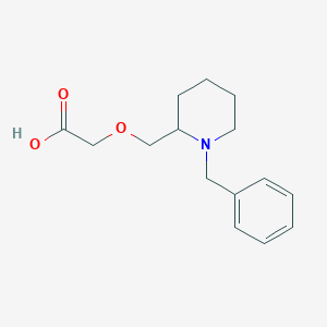 molecular formula C15H21NO3 B7917888 (1-Benzyl-piperidin-2-ylmethoxy)-acetic acid 