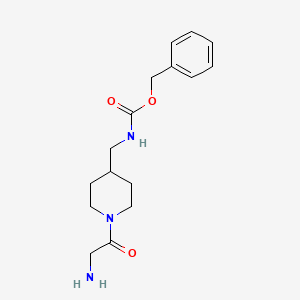 [1-(2-Amino-acetyl)-piperidin-4-ylmethyl]-carbamic acid benzyl ester