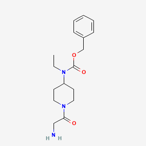 [1-(2-Amino-acetyl)-piperidin-4-yl]-ethyl-carbamic acid benzyl ester