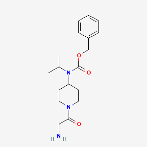 [1-(2-Amino-acetyl)-piperidin-4-yl]-isopropyl-carbamic acid benzyl ester