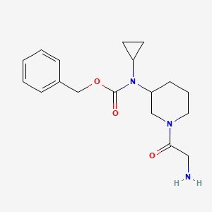 [1-(2-Amino-acetyl)-piperidin-3-yl]-cyclopropyl-carbamic acid benzyl ester