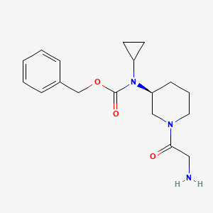 [(S)-1-(2-Amino-acetyl)-piperidin-3-yl]-cyclopropyl-carbamic acid benzyl ester