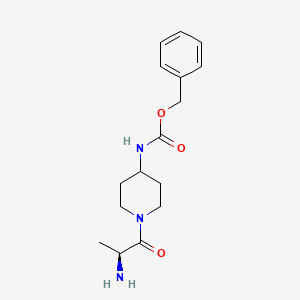 [1-((S)-2-Amino-propionyl)-piperidin-4-yl]-carbamic acid benzyl ester