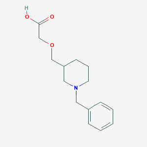 molecular formula C15H21NO3 B7918078 (1-Benzyl-piperidin-3-ylmethoxy)-acetic acid 