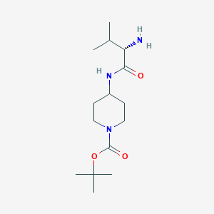 4-((S)-2-Amino-3-methyl-butyrylamino)-piperidine-1-carboxylic acid tert-butyl ester