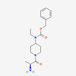 [1-((S)-2-Amino-propionyl)-piperidin-4-yl]-ethyl-carbamic acid benzyl ester