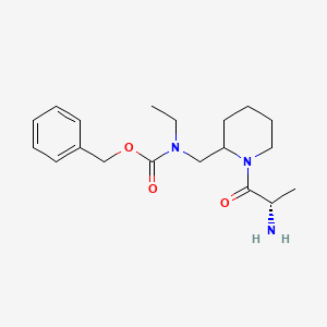 [1-((S)-2-Amino-propionyl)-piperidin-2-ylmethyl]-ethyl-carbamic acid benzyl ester