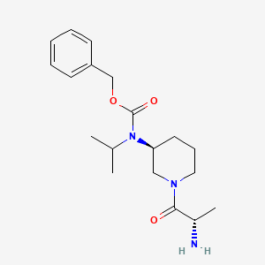 [(S)-1-((S)-2-Amino-propionyl)-piperidin-3-yl]-isopropyl-carbamic acid benzyl ester