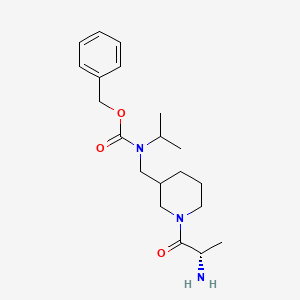 molecular formula C20H31N3O3 B7918129 [1-((S)-2-Amino-propionyl)-piperidin-3-ylmethyl]-isopropyl-carbamic acid benzyl ester 