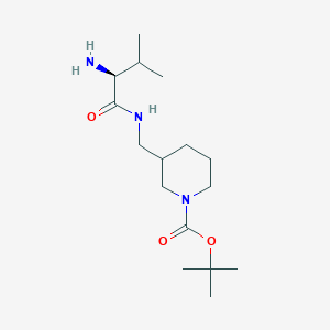 3-[((S)-2-Amino-3-methyl-butyrylamino)-methyl]-piperidine-1-carboxylic acid tert-butyl ester