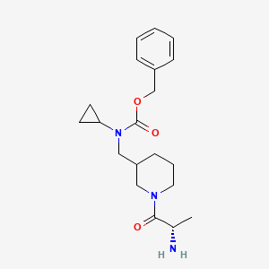 [1-((S)-2-Amino-propionyl)-piperidin-3-ylmethyl]-cyclopropyl-carbamic acid benzyl ester