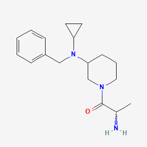 (S)-2-Amino-1-[3-(benzyl-cyclopropyl-amino)-piperidin-1-yl]-propan-1-one