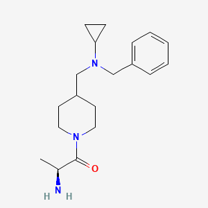 (S)-2-Amino-1-{4-[(benzyl-cyclopropyl-amino)-methyl]-piperidin-1-yl}-propan-1-one