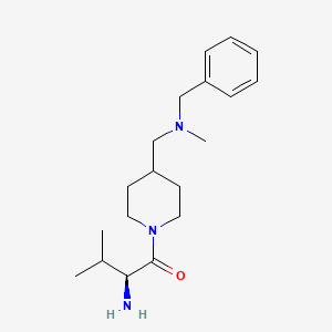 (S)-2-Amino-1-{4-[(benzyl-methyl-amino)-methyl]-piperidin-1-yl}-3-methyl-butan-1-one