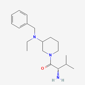 (S)-2-Amino-1-[3-(benzyl-ethyl-amino)-piperidin-1-yl]-3-methyl-butan-1-one