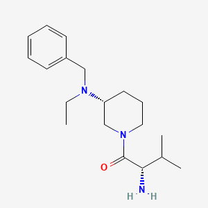 (S)-2-Amino-1-[(R)-3-(benzyl-ethyl-amino)-piperidin-1-yl]-3-methyl-butan-1-one