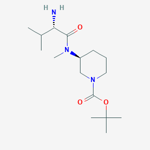 (S)-3-[((S)-2-Amino-3-methyl-butyryl)-methyl-amino]-piperidine-1-carboxylic acid tert-butyl ester