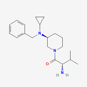 (S)-2-Amino-1-[(S)-3-(benzyl-cyclopropyl-amino)-piperidin-1-yl]-3-methyl-butan-1-one