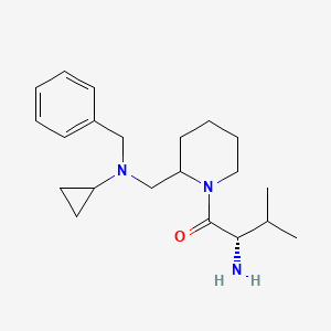 (S)-2-Amino-1-{2-[(benzyl-cyclopropyl-amino)-methyl]-piperidin-1-yl}-3-methyl-butan-1-one