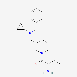 (S)-2-Amino-1-{3-[(benzyl-cyclopropyl-amino)-methyl]-piperidin-1-yl}-3-methyl-butan-1-one