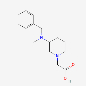 molecular formula C15H22N2O2 B7918437 [3-(Benzyl-methyl-amino)-piperidin-1-yl]-acetic acid 