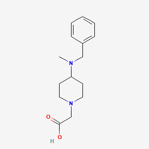 molecular formula C15H22N2O2 B7918447 [4-(Benzyl-methyl-amino)-piperidin-1-yl]-acetic acid 