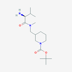 3-{[((S)-2-Amino-3-methyl-butyryl)-methyl-amino]-methyl}-piperidine-1-carboxylic acid tert-butyl ester