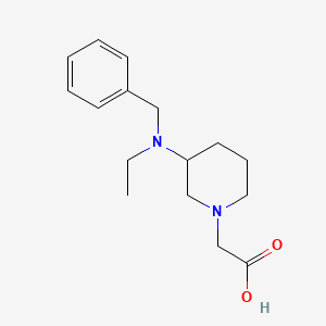 molecular formula C16H24N2O2 B7918469 [3-(Benzyl-ethyl-amino)-piperidin-1-yl]-acetic acid 