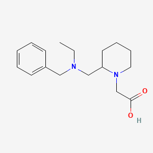 molecular formula C17H26N2O2 B7918485 {2-[(Benzyl-ethyl-amino)-methyl]-piperidin-1-yl}-acetic acid 