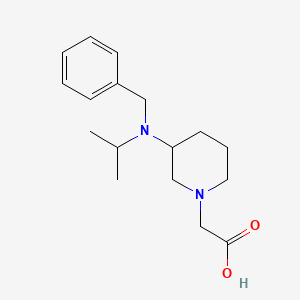 molecular formula C17H26N2O2 B7918492 [3-(Benzyl-isopropyl-amino)-piperidin-1-yl]-acetic acid 