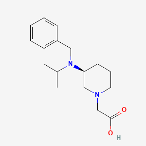 molecular formula C17H26N2O2 B7918498 [(S)-3-(Benzyl-isopropyl-amino)-piperidin-1-yl]-acetic acid 