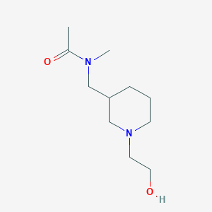 N-[1-(2-Hydroxy-ethyl)-piperidin-3-ylmethyl]-N-methyl-acetamide