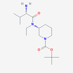 (R)-3-[((S)-2-Amino-3-methyl-butyryl)-ethyl-amino]-piperidine-1-carboxylic acid tert-butyl ester